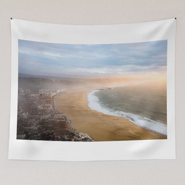 Item preview, Misty Beach in Nazare, Portugal designed and sold by LuckyU3.