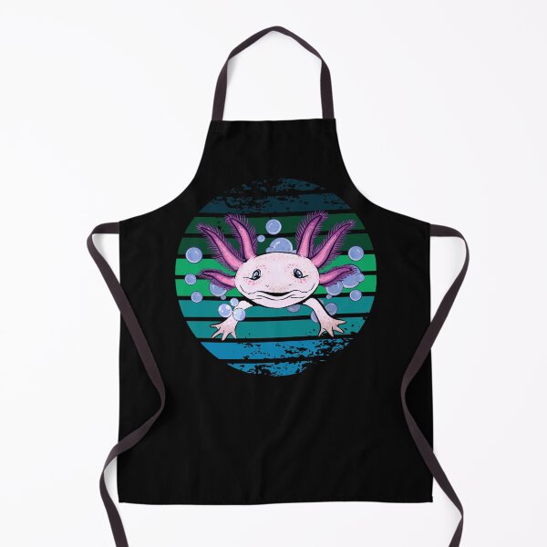 Item preview, Grunge Striped Bubbly Pink Axolotl designed and sold by Zurickdesigns.