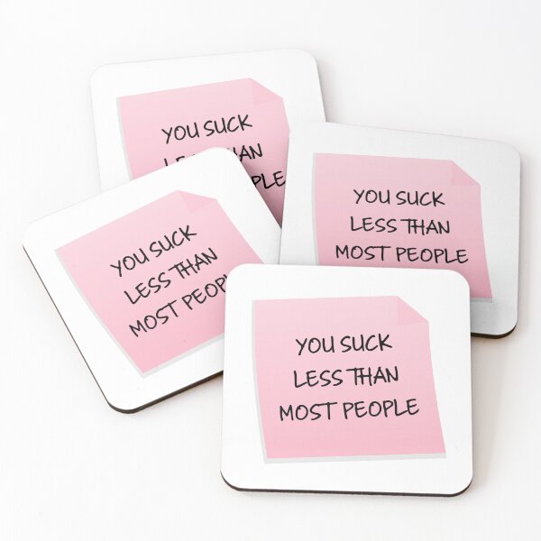 Item preview, You Suck Less Than Funny Sarcastic Valentine's Day Gift designed and sold by mariejosee22.