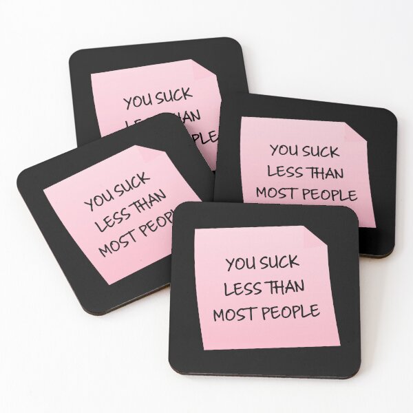 Item preview, You Suck Less Than Funny Sarcastic Valentine's Day Gift designed and sold by mariejosee22.