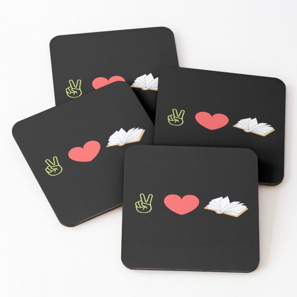 Item preview, Peace Love and Books | Gift for Readers designed and sold by chelseahill712.