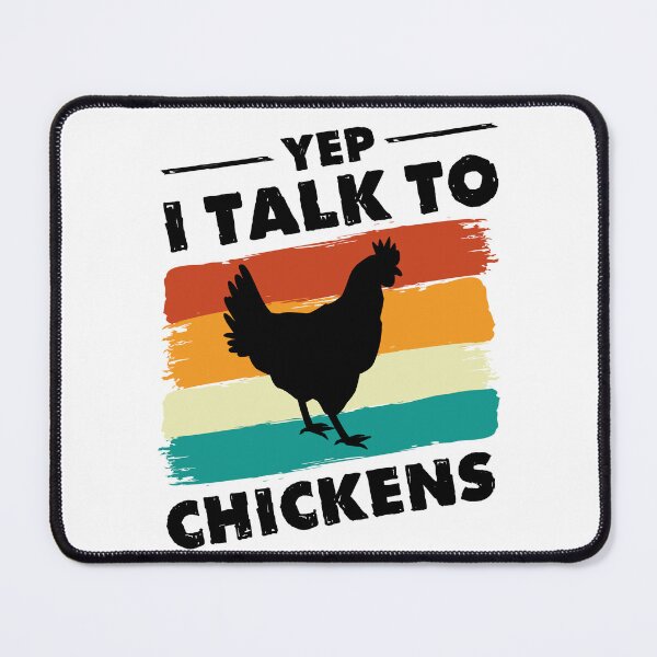 Item preview, Yep I Talk To Chickens Retro Design For Chicken Lover - Funny Chicken Farmer designed and sold by naworas.