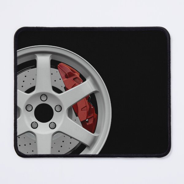 Item preview, White JDM Wheel with red Caliper designed and sold by ApexFibers.