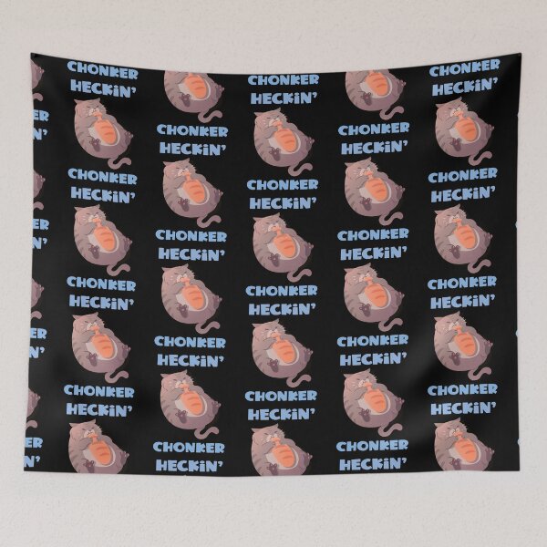 Item preview, Heckin' Chonker Funny Fat Cat designed and sold by Zurickdesigns.