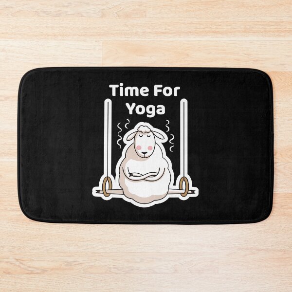 Item preview, Time For Yoga Meditation The Sheep designed and sold by ArtiLush ⭐⭐⭐⭐⭐.