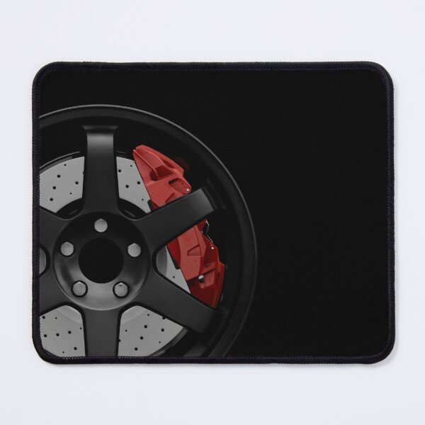 Item preview, Black JDM Wheel with red Caliper designed and sold by ApexFibers.