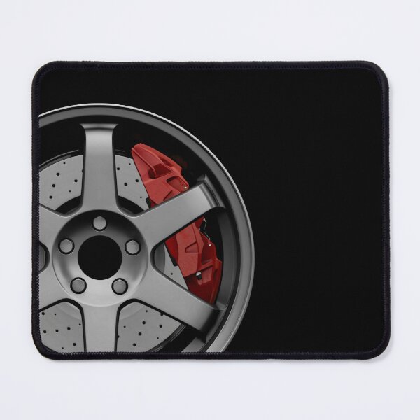Item preview, Gray JDM Wheel with red Caliper designed and sold by ApexFibers.