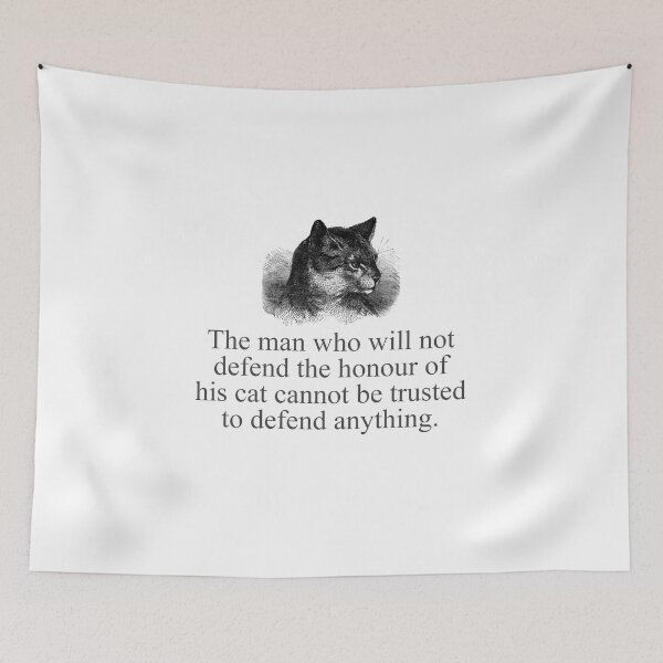 Item preview, The Man Who Wil Not Defend The Honor  designed and sold by CrankyOldDude.