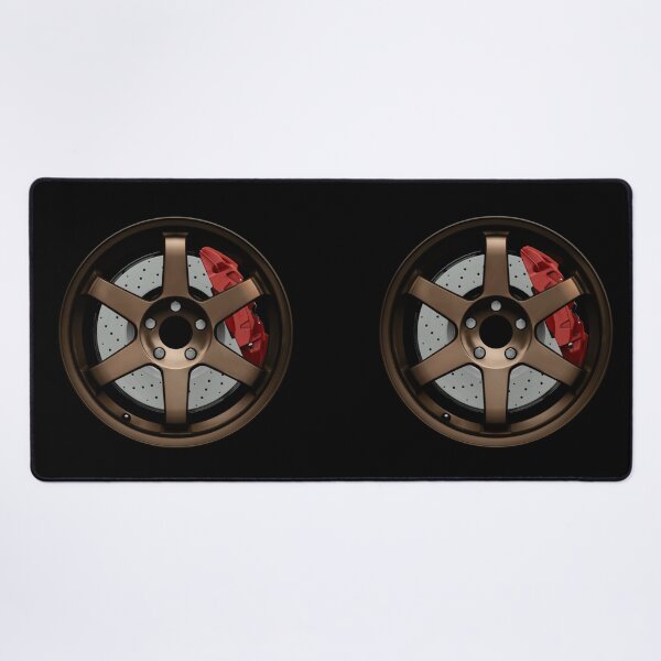 Item preview, Bronze JDM Wheel with red Caliper designed and sold by ApexFibers.