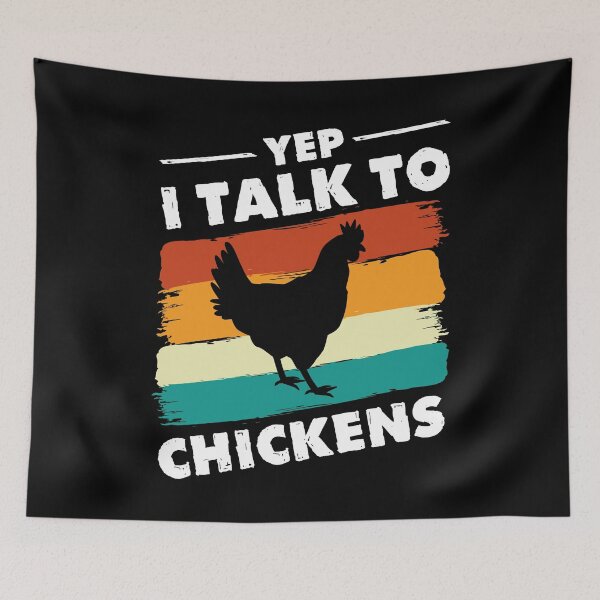 Item preview, Yep I Talk To Chickens Vintage Design For Chicken Lover - Funny Chicken Farmer designed and sold by naworas.