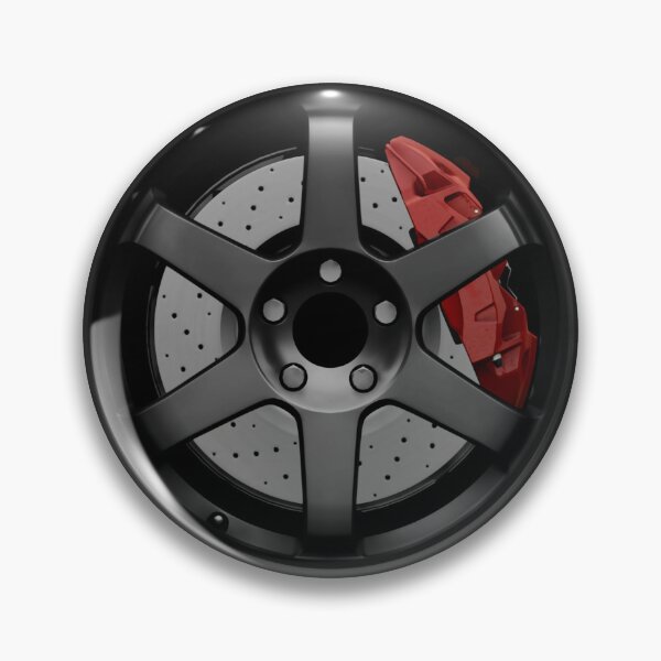 Item preview, Gunmetal JDM Wheel with red Caliper designed and sold by ApexFibers.