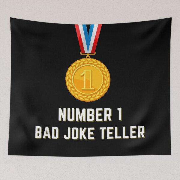 Item preview, Number 1 Bad Joke Teller  designed and sold by Imemewell.