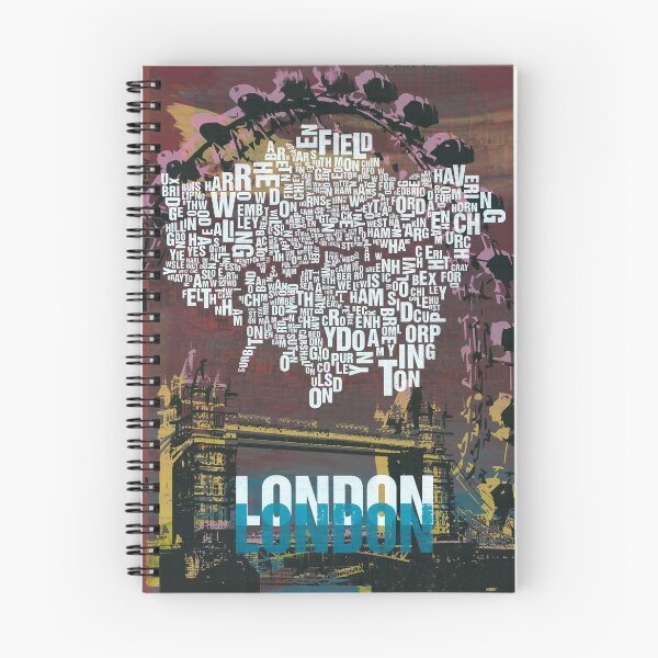 Item preview, London Type Map Dom Art16 designed and sold by TypeMaps.