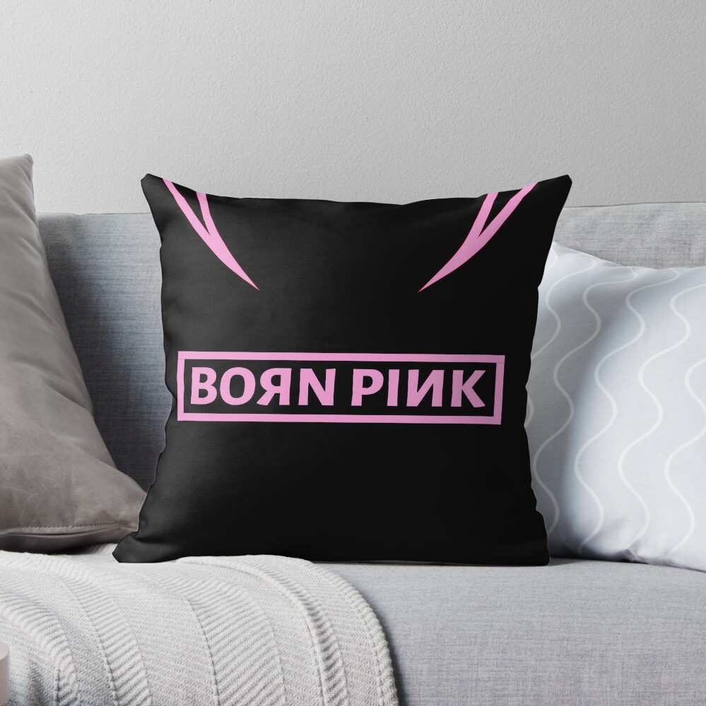 Blackpink - Born Pink logo | Throw Pillow