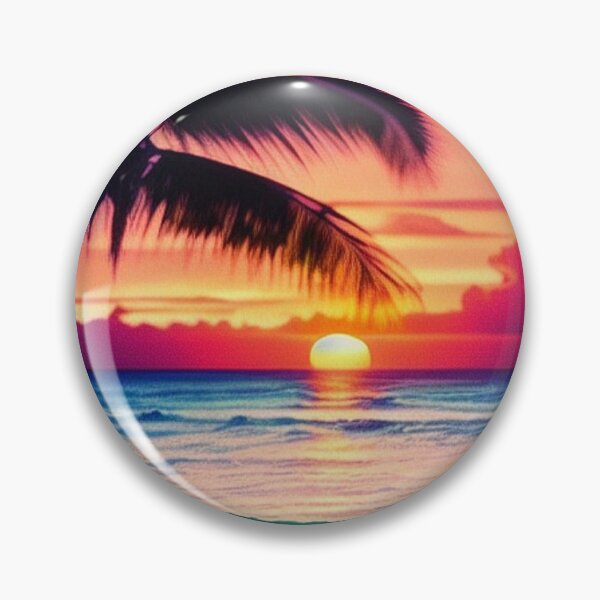 Item preview, Maldives Purple Tropical Ocean Sunset #3 designed and sold by Yarora.ai.