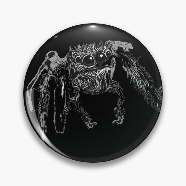 Item preview, Pop Art Black & White Jumping Spider designed and sold by Zurickdesigns.