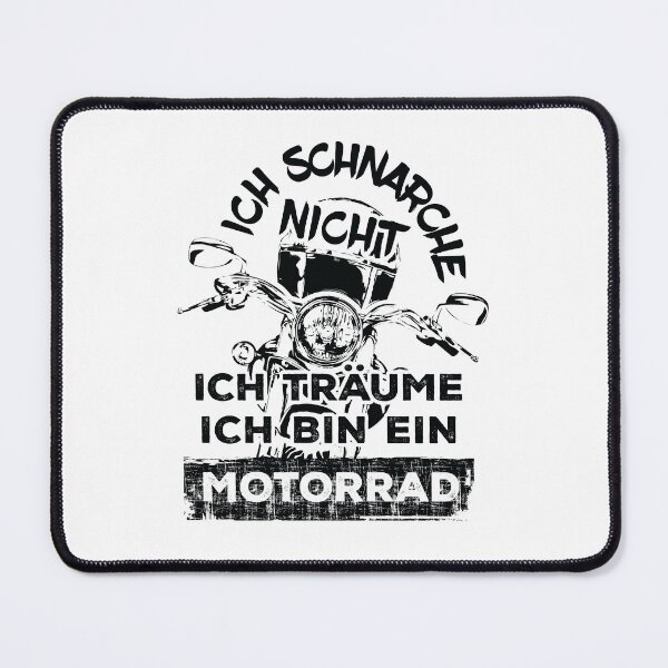 Item preview, Ich schnarche nicht, Ich träume ich bin ein Motorrad - Schwarz designed and sold by F440.