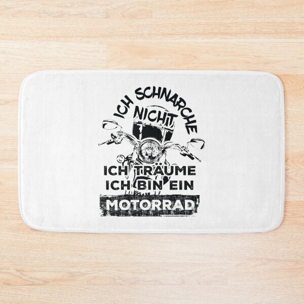 Item preview, Ich schnarche nicht, Ich träume ich bin ein Motorrad - Schwarz designed and sold by F440.