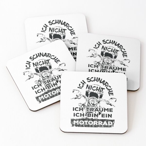 Item preview, Ich schnarche nicht, Ich träume ich bin ein Motorrad - Schwarz designed and sold by F440.