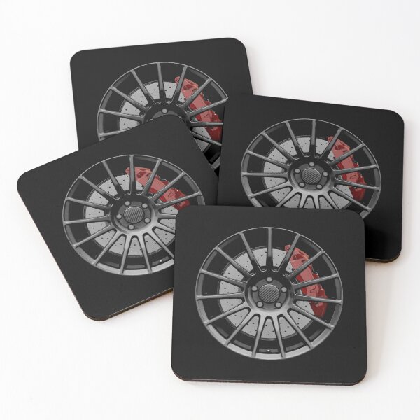 Item preview, Gray Italian wheel with red caliper designed and sold by ApexFibers.