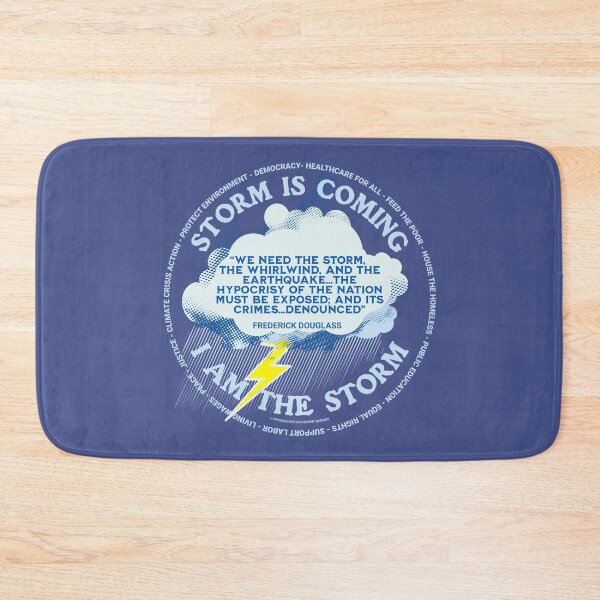 Item preview, PMD00254 Progressive Movement Designs Storm Coming Frederick Douglass quote for black African American history w goals designed and sold by ProgressiveLeft.