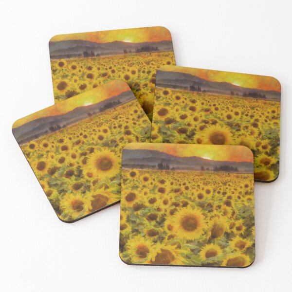 Item preview, Field of Sunflowers designed and sold by Mark Kiver.
