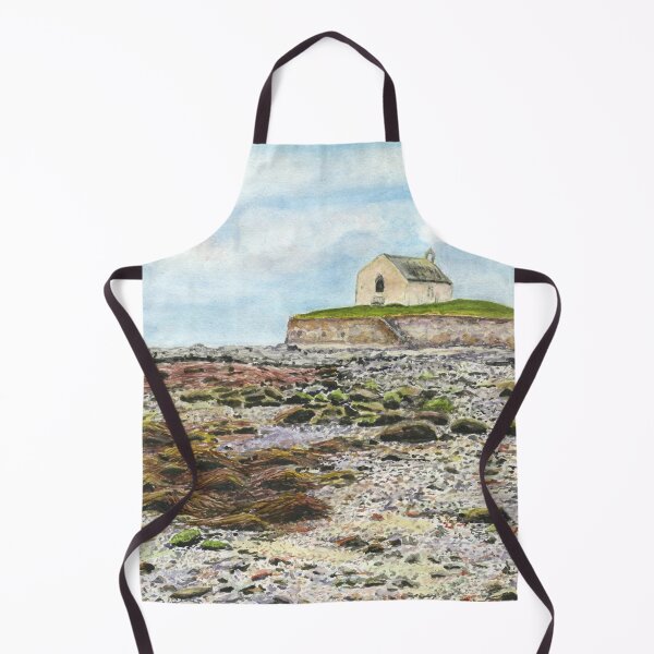 Item preview, St Cwyfan's Church on Cribinau Island near Aberffraw, Ynys Môn /Anglesey designed and sold by LymphomaLass.