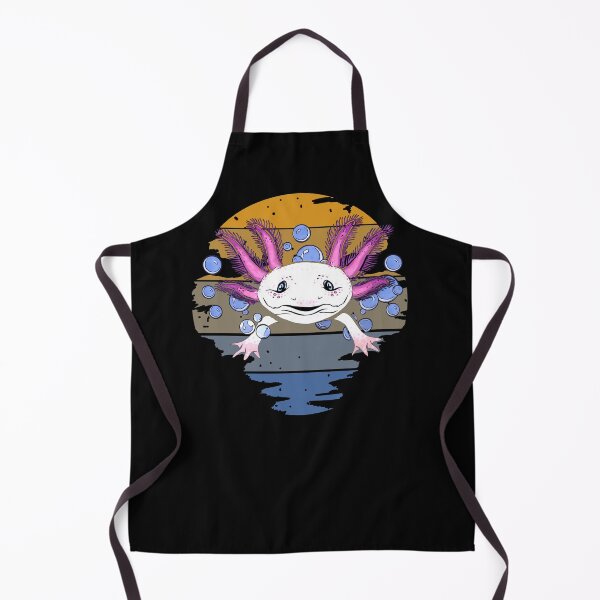 Item preview, Retro Striped Bubbly Pink Axolotl designed and sold by Zurickdesigns.