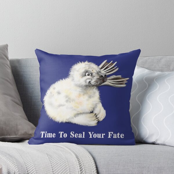 Item preview, Time To Seal Your Fate | W Cartoon Seal Pup T-Shirt designed and sold by Snootrac.