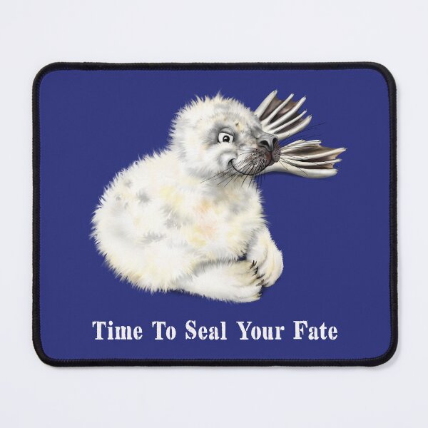 Item preview, Time To Seal Your Fate | W Cartoon Seal Pup T-Shirt designed and sold by Snootrac.