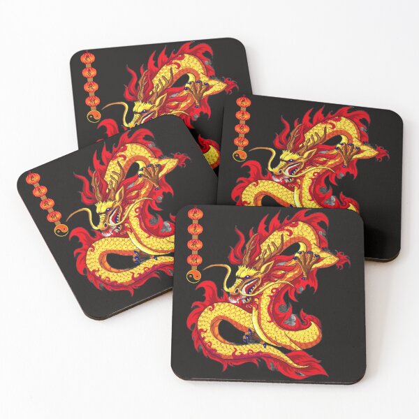 Item preview, Chinese Golden Dragon and Infinite Symbol designed and sold by adoredigitals.