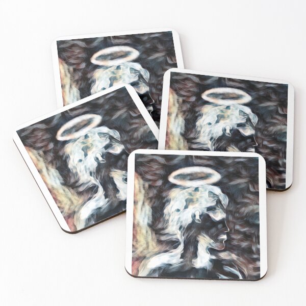 Item preview, Young Angel with Halo designed and sold by SRKFineArt.