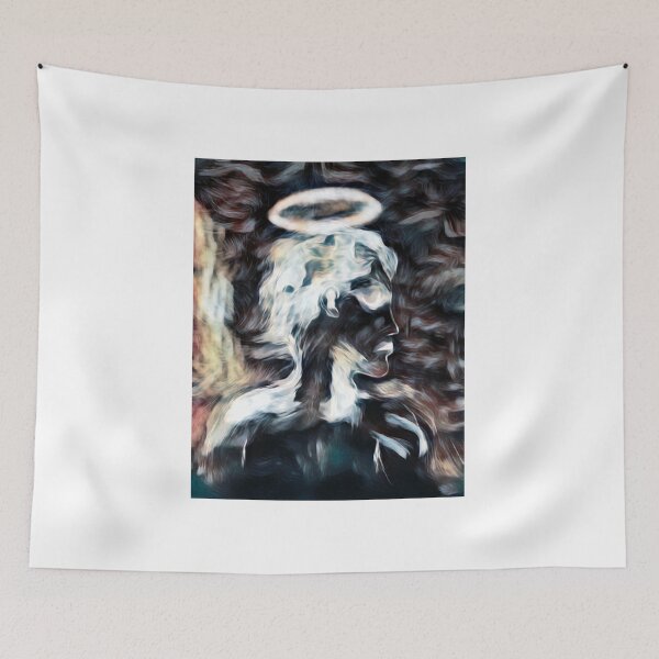 Item preview, Young Angel with Halo designed and sold by SRKFineArt.