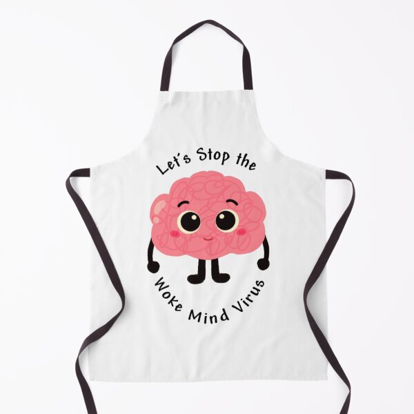 Item preview, Let's  Stop the Woke Mind Virus - Cute Cartoon Brain  designed and sold by WigOutlet.