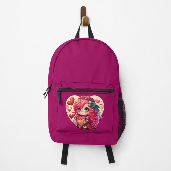 Item preview, Cute Pink Valentine Day Idea Chibi Girl designed and sold by Juliascutecornr.
