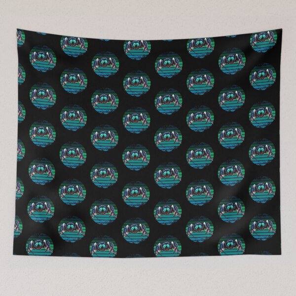 Item preview, Grunge Striped Male Regal Jumping Spider designed and sold by Zurickdesigns.