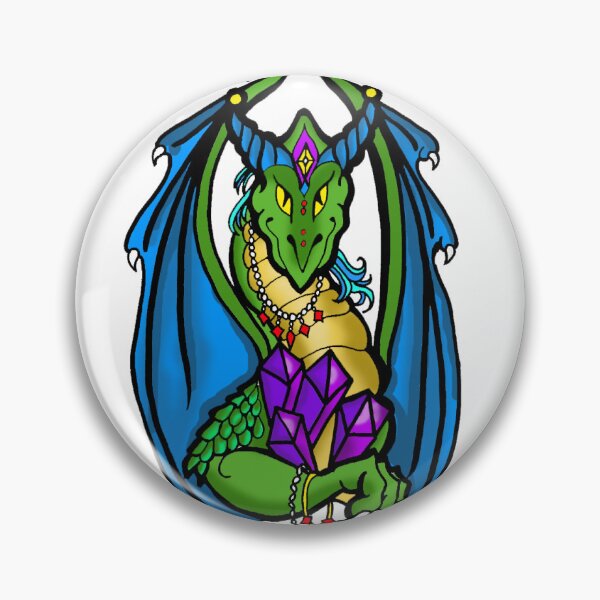 Item preview, The Dragon Mountain Treasures Logo Queen designed and sold by Kalligraphika.