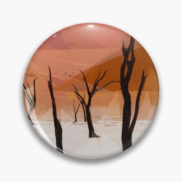 Item preview, Dead trees in the desert. Deadvlei. Image is made entirely using triangles. designed and sold by janesg.