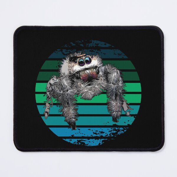 Item preview, Grunge Striped Regal Jumping Spider designed and sold by Zurickdesigns.