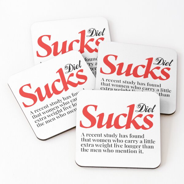Item preview, Diet Sucks Study designed and sold by Art & Coffee.