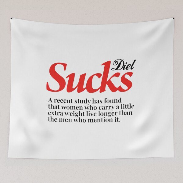 Item preview, Diet Sucks Study designed and sold by Art & Coffee.