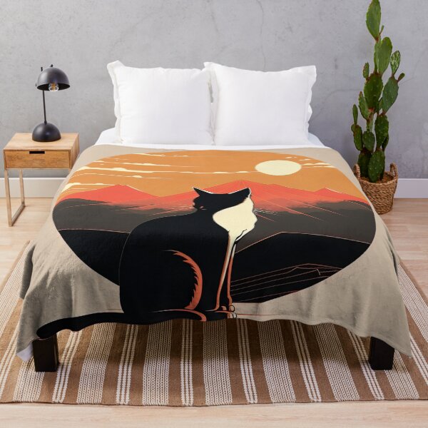 Item preview, cat looking at sunset designed and sold by Chillapy.