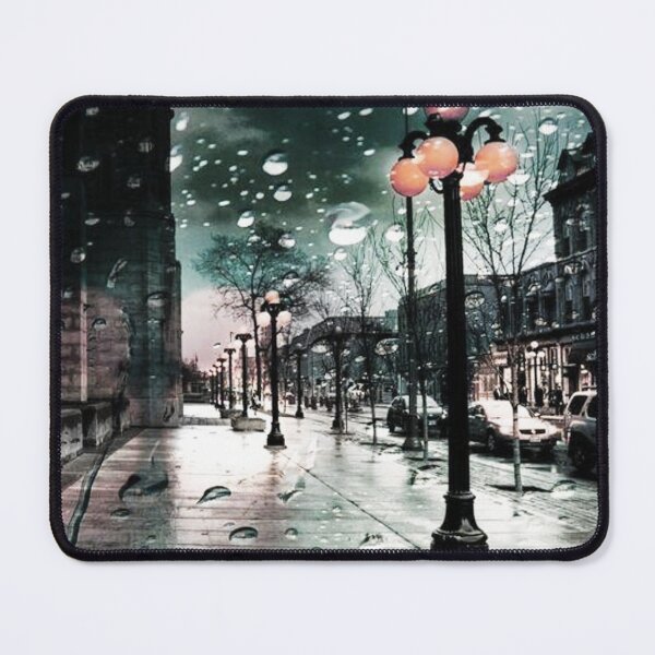 Item preview, Rainy dark street designed and sold by Gagilix.