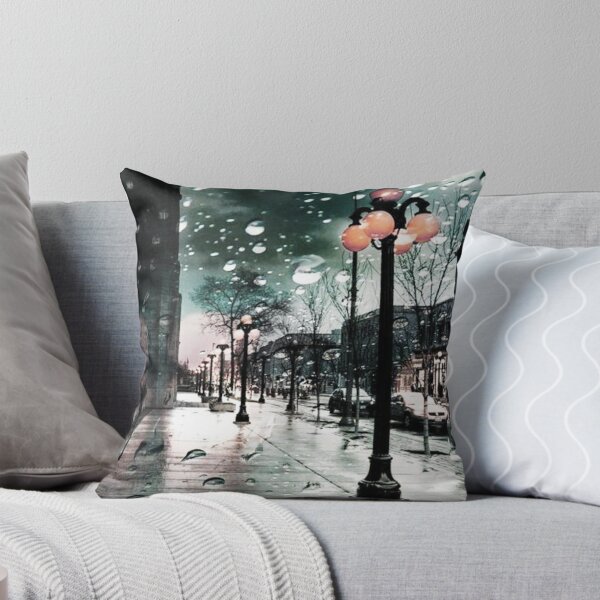 Item preview, Rainy dark street designed and sold by Gagilix.