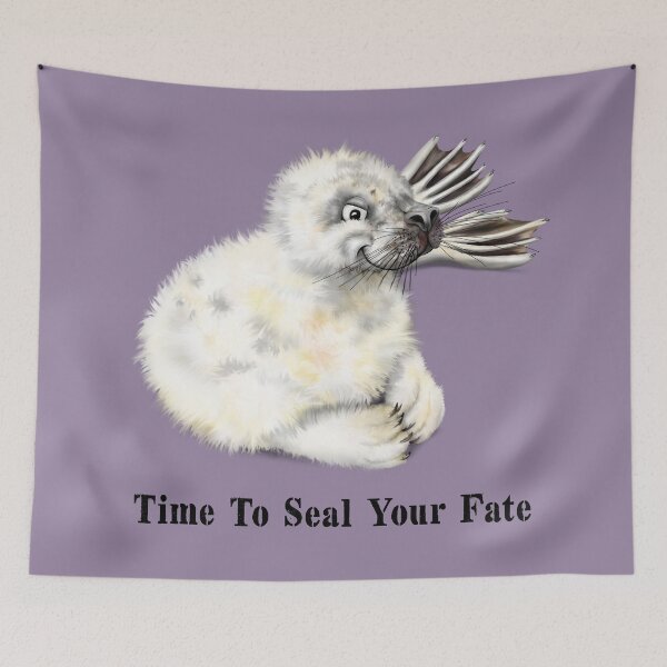 Item preview, Time To Seal Your Fate | B Cartoon Seal Pup T-Shirt designed and sold by Snootrac.
