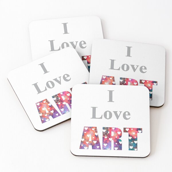 Item preview, I Love Art Fun Artwork designed and sold by Sharon Cummings Art.