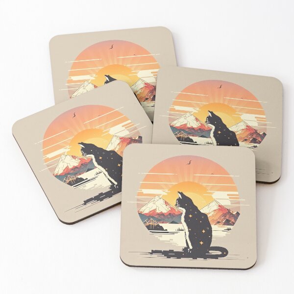 Item preview, gato mirando el atardecer designed and sold by Chillapy.