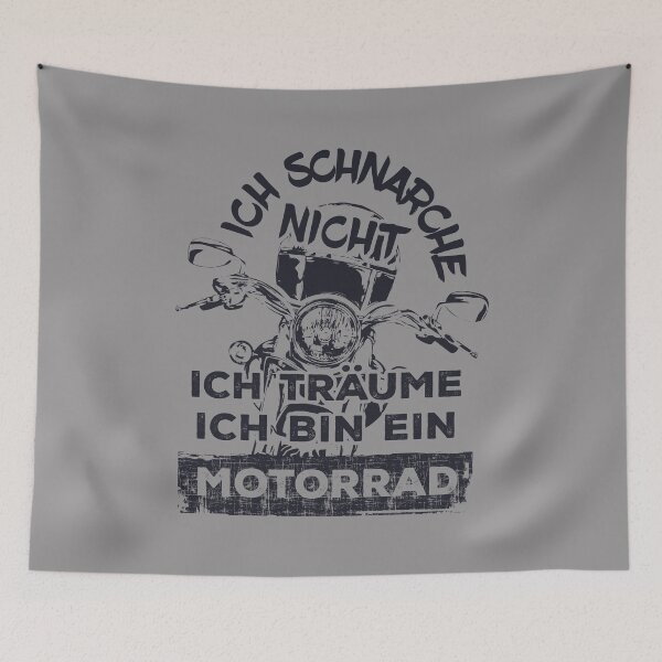 Item preview, Ich Schnarche Nicht, Ich Träume ich bin ein Motorrad - Grau designed and sold by F440.