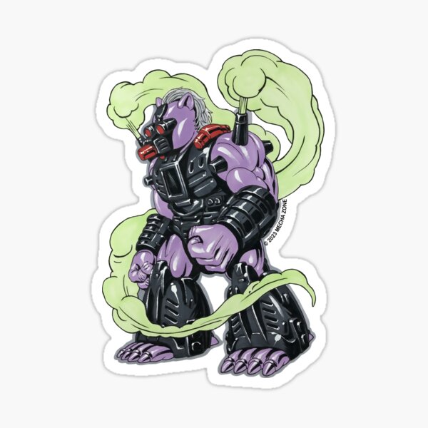 "Warrior Skunk" Sticker for Sale by Mecha-Zone | Redbubble
