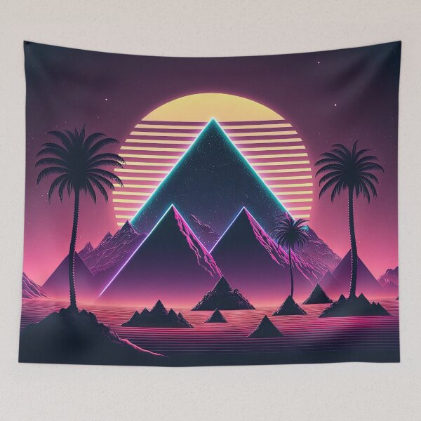 Item preview, Synthwave Symphony: Echoes of the 80s designed and sold by Mullet Monkey.